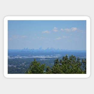 Atlanta Skyline from Kennesaw Mountain Sticker